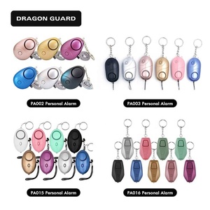 <span class=keywords><strong>DRAGON</strong></span> GUARD Hersteller Großhandel Mehrfarbige LED-Leuchten 130dB Schallschutz Schutz Schlüssel bund Persönlicher <span class=keywords><strong>Alarm</strong></span> für Frauen