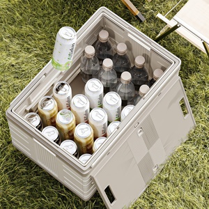 Caja de Almacenamiento Plegable Rectangular de Plástico PP con Ruedas y Asa Extraíble, Capacidad Superior a 35L - Product Image 4
