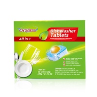 30 comprimés/boîte – Tablettes de détergent solides pour lave-vaisselle – Puissant détachant et nettoyant pour la vaisselle – Pour une brillance éclatante