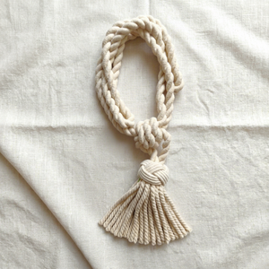 Cotton Yarn <b>Tieback</b> home decorative in Customized Size by Refratex India Made in India - Product Image 1