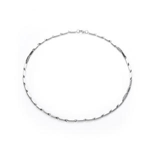FTS Minimalist Men's Geometric Cut <b>Titanium</b> Steel Link <b>Chain</b> Necklace with Low Commission & 1688 Factory Direct Procurement - Product Image 5