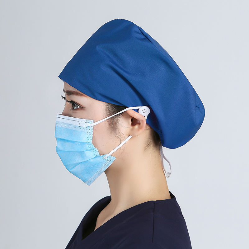 ผ้าฝ้ายโพลีเอสเตอร์สีน้ำเงินนกยูง