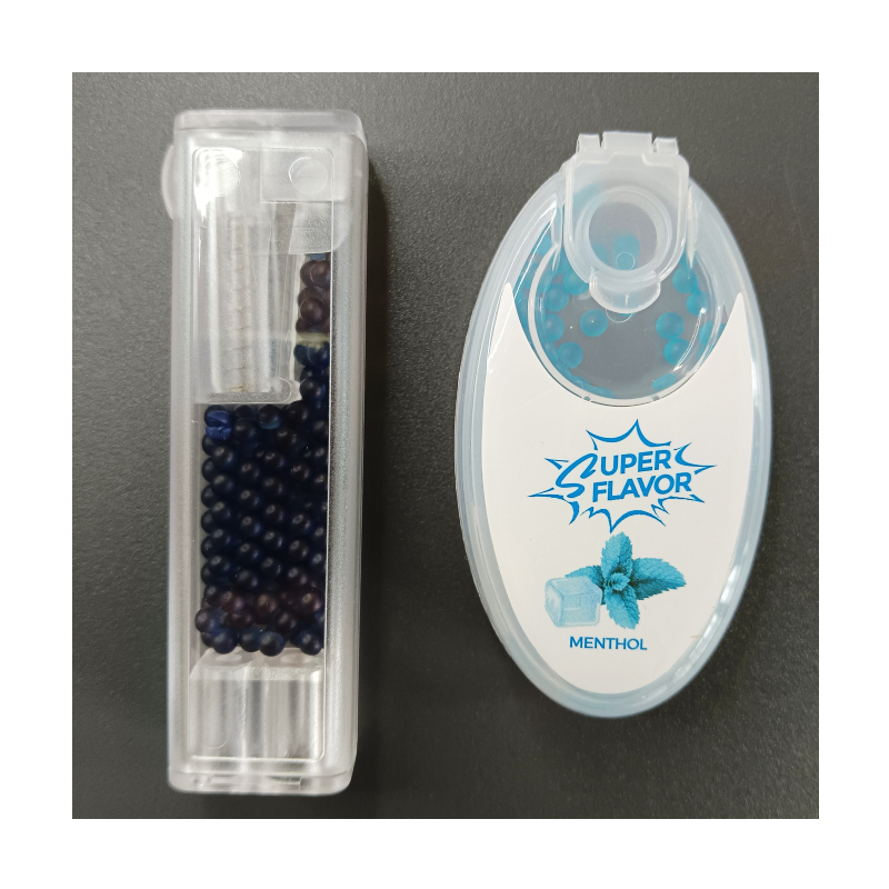 2024 Hot Sell Filter Cigarette Blueberry Ball Menthol Crystal Mint Beads  Cigarette Capsule