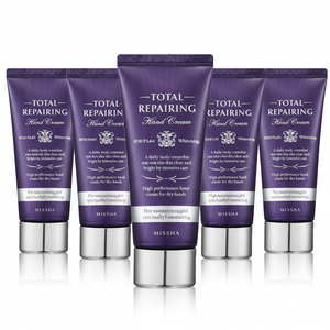 Set di crema per le mani riparatrice totale MISSHA 60ml ogni burro di karité di camomilla vegana acido ialuronico ingredienti lavanda 6 pezzi Oem fornitura - Product Image 1