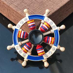 Nuevo DISEÑO DE TIMÓN Metal <span class=keywords><strong>Fidget</strong></span> Spinners Juguetes Doble capa Dedo Aleación de zinc Colorido Mano <span class=keywords><strong>Spinner</strong></span> Metal Mano <span class=keywords><strong>Fidget</strong></span> <span class=keywords><strong>Spinner</strong></span> - Product Image 5