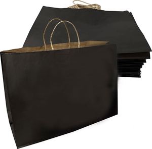 Bolsa de Papel Kraft Reciclable Ecológica con Impresión Flexográfica Personalizada SenAng07 para Promoción, Supermercado y Exposiciones - Product Image 4
