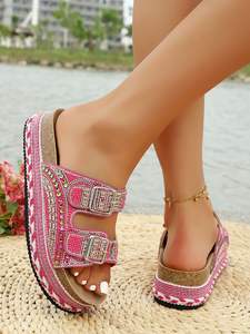 Collection Printemps-Été 2026 : Tongs tendance en liège pour hommes et femmes, chaussures en liège à enfiler, chaussures en caoutchouc pour étudiants et amateurs de plage - Product Image 3