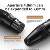 Connecteur de conversion de câble audio Ugreen XLR 3 broches mâle-femelle pour haut-parleur, microphone et amplificateur