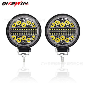 ไฟสปอร์ตไลท์ LED ทรงกลม QIDEWIN ขนาด 4 นิ้ว 102W ความสว่างสูง สำหรับรถจักรยานยนต์และยานพาหนะ - Product Image 1
