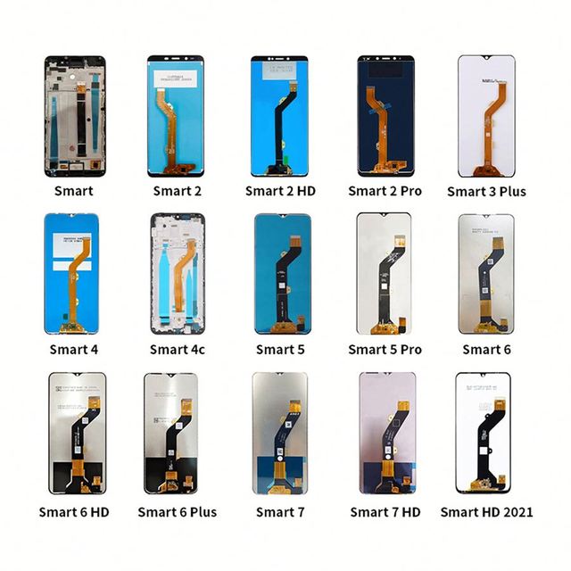 100% Original Lcd Screen for Infinix Smart 2 3 4 4c 5 6 7 HD 2021 Pro Plus Screens Digitizer Display Digitizer Assembly