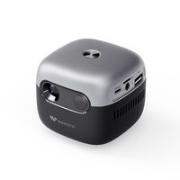 Projecteur de téléphone intelligent sans fil LED WIFI Bluetooth Android 9.0 OS Portable Pico projecteur multimédia
