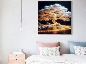 Cuộc sống tiền cây đầy đủ Khoan Kim Cương sơn kim cương nghệ thuật vòng doz sơn Kit cho người lớn - Product Image 3