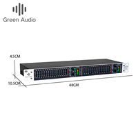 Ecualizador Gráfico de 15 Bandas Dual GAX-EQ215S, Ecualizador de Potencia, Procesador de Sonido de Audio Digital