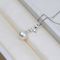 Pendientes de Plata S925 con Estrella de Cinco Puntas Electrochapada, Personalizados, con Bandeja Vacía para Perlas, Accesorios de Joyería DIY para Mujer