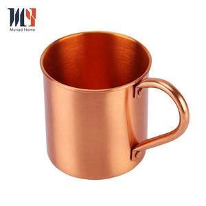 Consegna rapida in fabbrica 450ml di mulo di mosca tazza di rame 100% rame puro e spesso con forte manico rivettato da muli di rame - Product Image 2