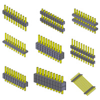 Conectores de alimentación SATA de 1.27/2.0/2.54mm de una sola fila (doble/plástico/multi-plástico) con montaje de inserción en ángulo