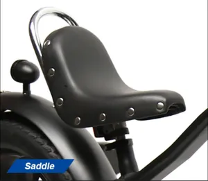 Bicicleta Eléctrica TXED de 26 Pulgadas con Llantas Gruesas, Motor en el Buje Trasero, Batería de Litio, Freno de Disco - Nuevo Modelo en Venta - Product Image 5