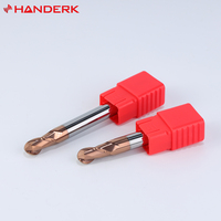 HANDERK vente en stock fraise en bout à bout en carbure de tungstène HRC55 mèches de fraise pour outils CNC
