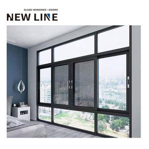 กระจกนิรภัยสองชั้นแบบปรับได้หน้าต่างบานเลื่อนเอียงเข้าด้านในด้านนอกสำหรับบ้านอลูมิเนียมอัลลอยด์ปรับอุณหภูมิได้ตามแนวนอน - Product Image 5