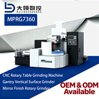 Machine de rectification verticale CNC à table rotative DL MPRG7360NC, haute précision 630 mm, finition miroir Ra 0,2 µm pour lames de scie