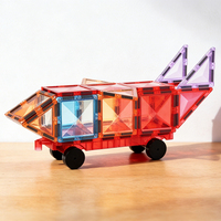 Juguetes Educativos Montessori Personalizados, Bloques de Construcción Magnéticos, Juego de Construcción de 100 Piezas, Fichas Magnéticas para Niños, Regalos de Navidad