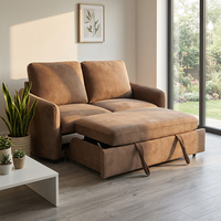 Ensemble de canapés modulaires 2 places avec lit gigogne et rangement, style européen, pour salon - Vente en gros