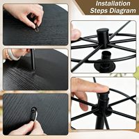 Présentoir rotatif autoportant pour casquettes, organisateur de casquettes de baseball, capacité de 18+ casquettes pour les vendeurs de marchandises