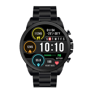 Smartwatch <span class=keywords><strong>Simba</strong></span> C08 2022 con Schermo Rotondo Touch, Monitoraggio Frequenza Cardiaca, Fitness Sportivo, Compatibile Android e iOS, Orologio Intelligente da Uomo - Product Image 1
