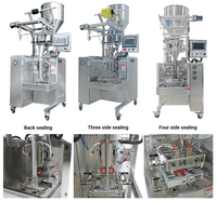 Machine d'emballage électrique entièrement automatique à trois soudures latérales pour le remplissage de granulés, destinée aux sacs en plastique, papier et film alimentaire pour petites entreprises