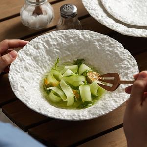 Cuenco profundo grande japonés de gama alta de cerámica de alta calidad para Fideos de ensalada Ramen, occidentales para restaurantes, hoteles, uso privado - Product Image 2