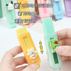 Creatieve push-pull telescopische cartoon gummetjes, schattig schrijfwaren voor basisschool examens, groothandel - Product Image 3