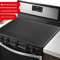 Tapis d'égouttage de vaisselle en silicone extra-large pour four, protection antidérapante, isolation de poêle à induction moderne