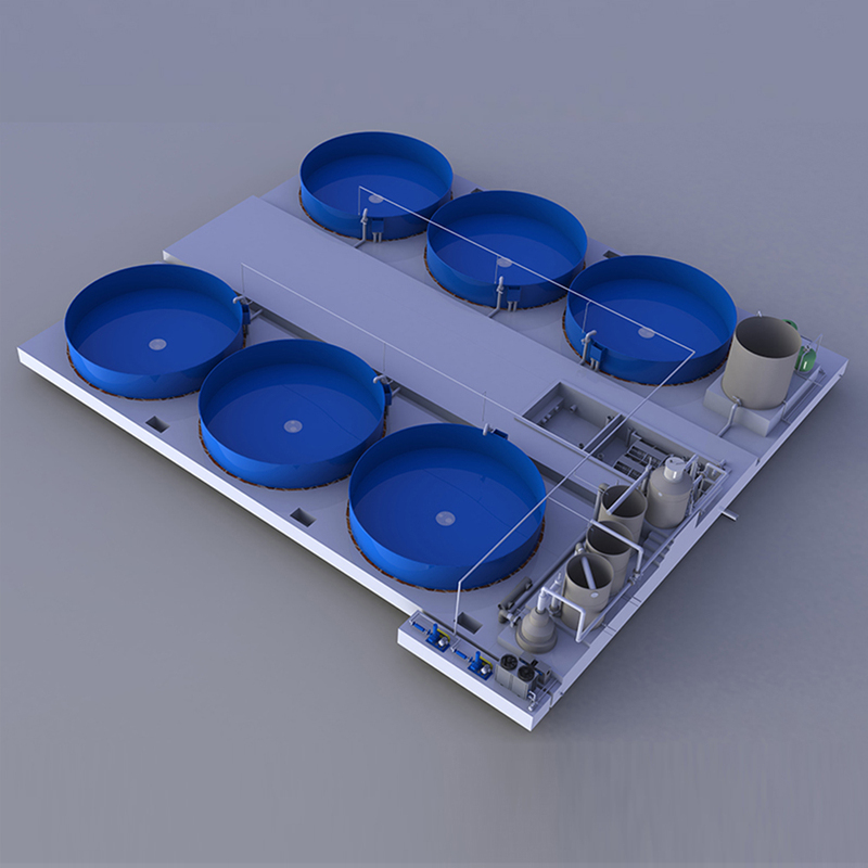 Qlozone Recycling Aquaculture Skid Filtration System