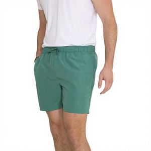 กางเกงขาสั้นออกกำลังกายผู้ชาย ผ้าถักน้ำหนักเบา ลายเรียบ ระบายอากาศได้ดี เป็นมิตรกับสิ่งแวดล้อม มีกระเป๋าเอวยางยืด แห้งเร็ว - Product Image 4