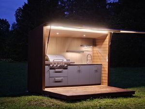 Cuisine de <span class=keywords><strong>jardin</strong></span> modulaire en acier inoxydable, station de barbecue modulaire en acier inoxydable pour extérieur - Product Image 5