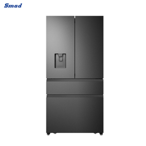 Refrigerador Doméstico de Acero Inoxidable de 486L con Puerta Francesa, Modelo DM-632WH - Product Image 3