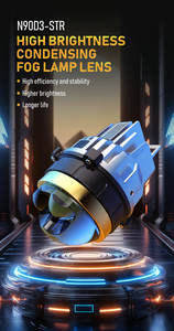 ไฟตัดหมอกโปรเจคเตอร์ 3 <span class=keywords><strong>สี</strong></span> ปรับแต่งได้ ขนาด 3 นิ้ว ไฟ LED สำหรับ Dodge Journey, Ford Ecosport, Toyota Axio, <span class=keywords><strong>Nissan</strong></span> <span class=keywords><strong>Almera</strong></span> ปี 2017 - Product Image 6