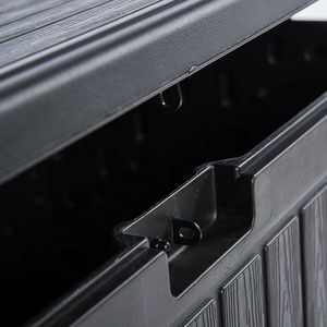 Boîte de rangement en HDPE de 99 gallons - Organisation et stockage pour meubles de patio, coussins d'extérieur, oreillers décoratifs, outils de jardin et flotteurs de piscine - Product Image 6