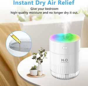 Portable 350ml Mini Volcano Diffuser Rechargeable <b>Battery</b> Powered Aromatherapy Humidifier for Home Car Outdoor Use - Product Image 3