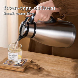 Yuedisi biểu tượng tùy chỉnh nhà máy chất lượng cao di động nhà bếp nhà nước nóng trà Chai thép không gỉ Thermo Ấm đun nước với nắp - Product Image 3