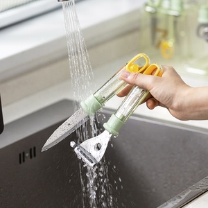 Set Peralatan Makanan dari Baja Anti Karat, Alat Pembersih Makanan, Peralatan Dapur Tahan Lama, Set Perlengkapan Dapur, Gagang Anti Selip - Product Image 5