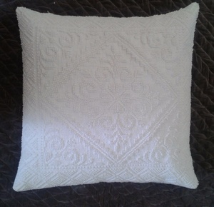 Housse de coussin en coton 100% tricotée à la main, taille personnalisée - Product Image 4