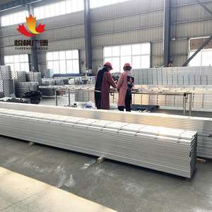 Scala a gradini in alluminio moderno in ferro battuto 5m scala professionale fissa a scala lunga - Product Image 6