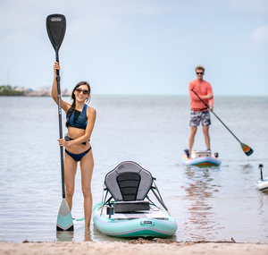 Tabla de Paddle Surf Inflable 3 en 1, Diseño Híbrido para Pesca, Yoga y Recreación Familiar, Ideal para Campamentos y Paseos - Product Image 3