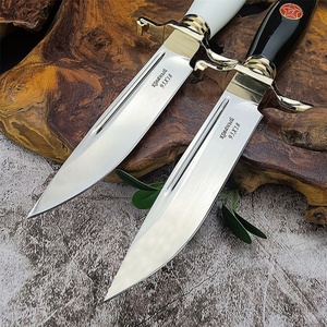 Cuchillo de Supervivencia Ruso de Segunda Generación para Exteriores, Funda de PU, Protector de Mano de Acrílico y Acero Inoxidable, Hoja de Acero 440C, DIY OEM, Camping - Product Image 4