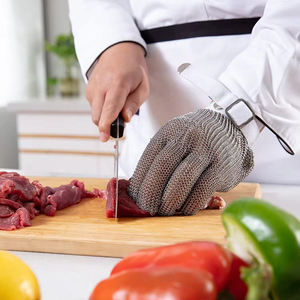 Gants en maille métallique en acier inoxydable de qualité alimentaire résistants aux coupures pour <span class=keywords><strong>cuisine</strong></span> et boucherie - Product Image 6