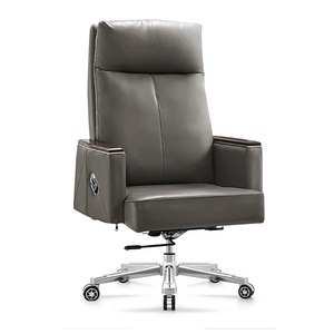 Executive <b>Chair</b> Office <b>Chair</b> Reclining Swivel Adjustable Backrest Solid Wood Armrest Bedroom <b>Study</b> Commercial Space - Product Image 4
