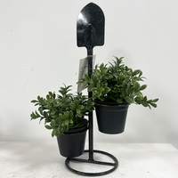 H35CM Fine Tea Simulation Plante Creative Intérieur/Extérieur Décoratif Artificiel Verdure pour Mariage Diverses Vacances Pelle