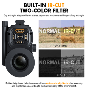 열 링 HD 핸드 헬드 주야간 사용 가능 맞춤형 적외선 스포팅 디지털 야간 투시경 범위 - Product Image 3