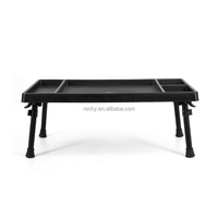 Table bivvy légère avec pieds extensibles Table à appâts avec logo personnalisé pour la pêche à la carpe dans le ruisseau du lac en plastique